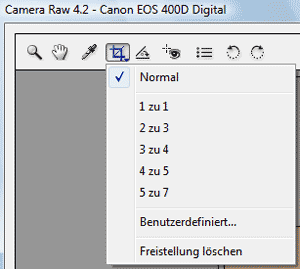 Ab jetzt direkt im RAW-Konverter zuschneiden !