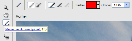 Der neue magische Auswahlpinsel